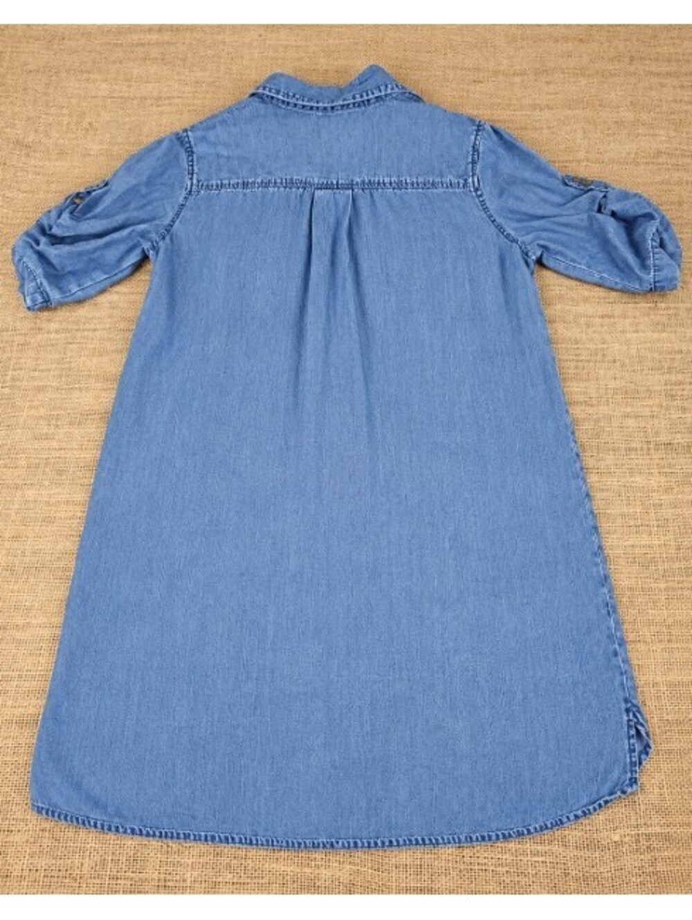 Velvet Heart Light Blue Denim Shirt Dress Large - Picture 3 of 5